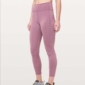 Lululemon In Movement Tight 25" *Everlux - Figue